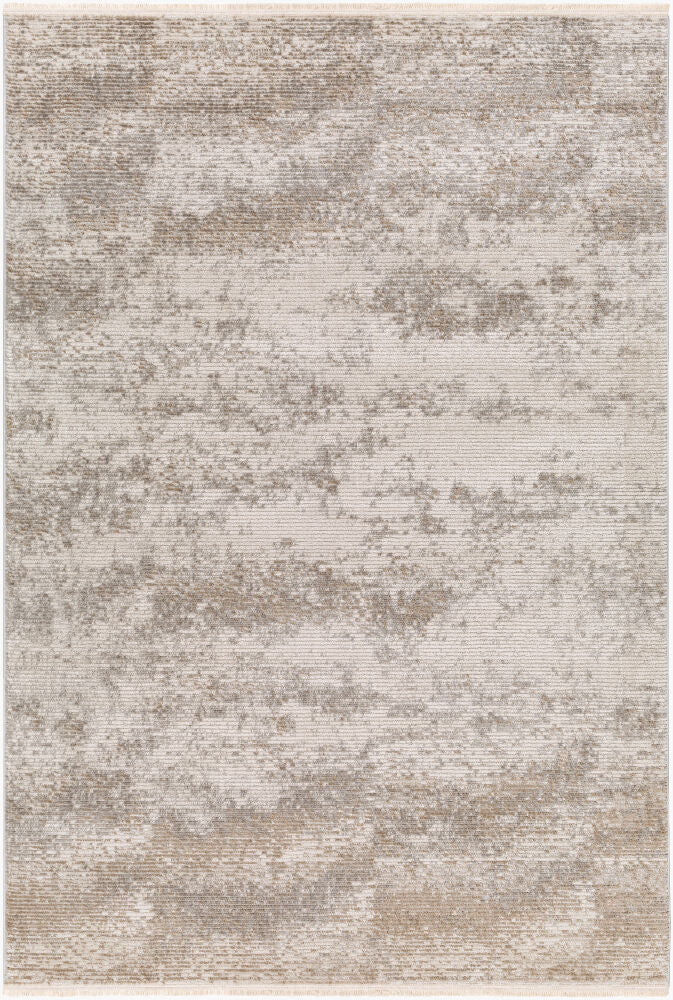 Masha Machine Woven Rug — Cream/Gray