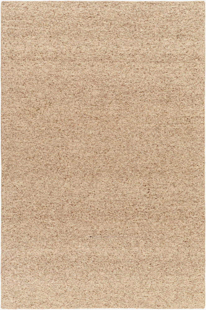 Mia Handmade Rug — Medium Brown/Tan