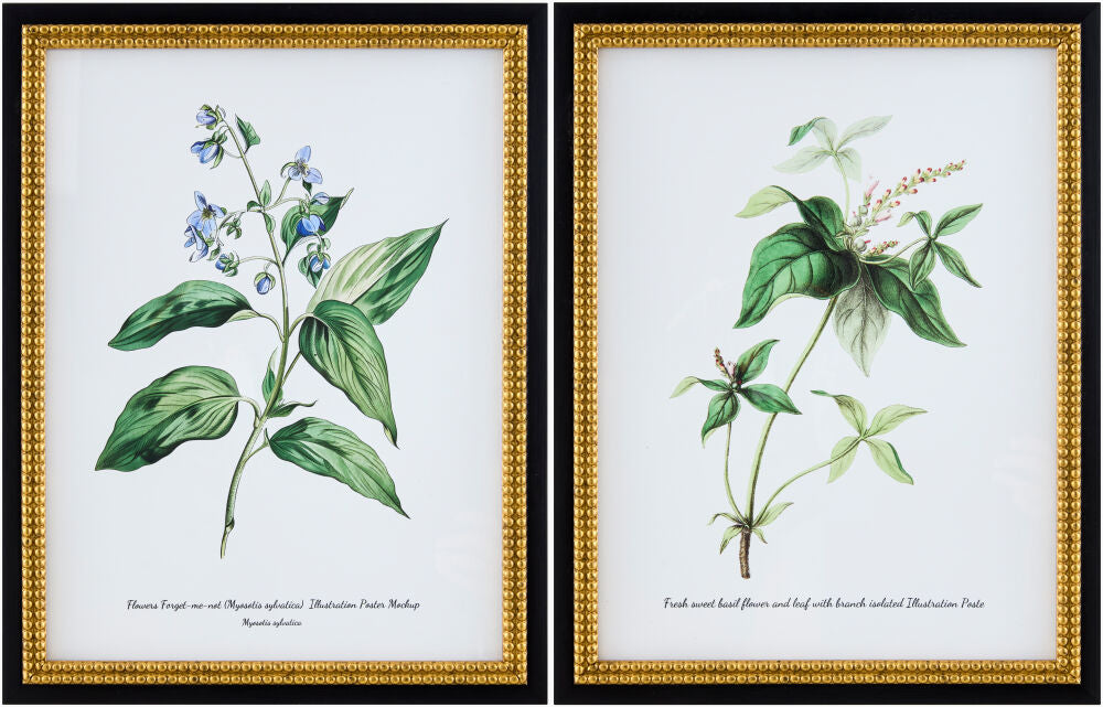 Midsummer Framed Art — Brown/Green