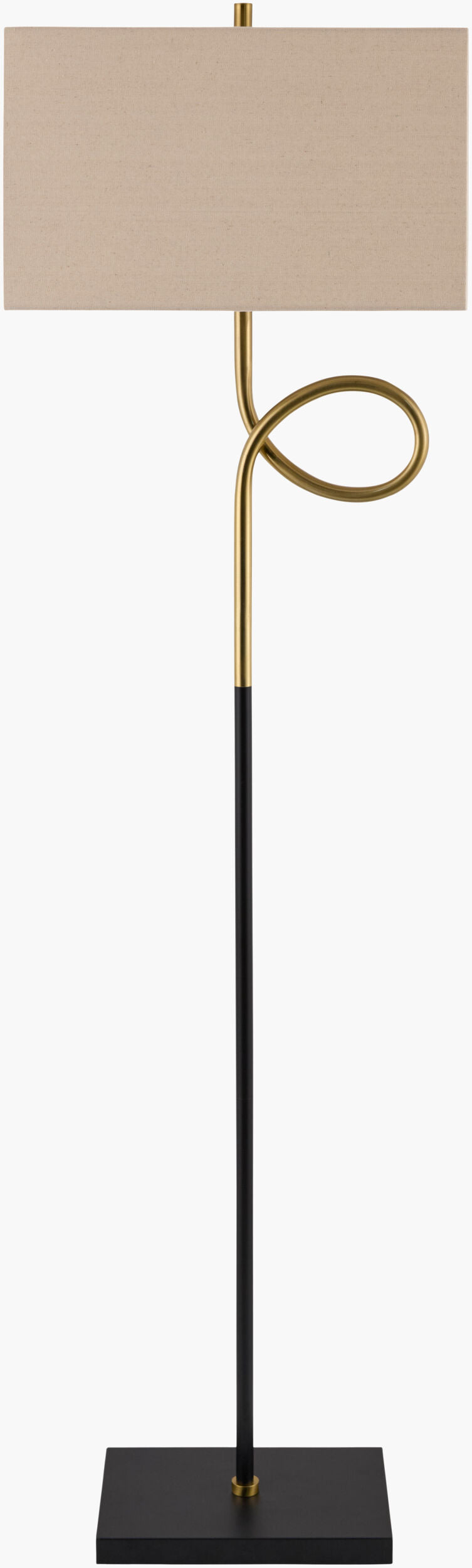 Manila Accent Floor Lamp — Black