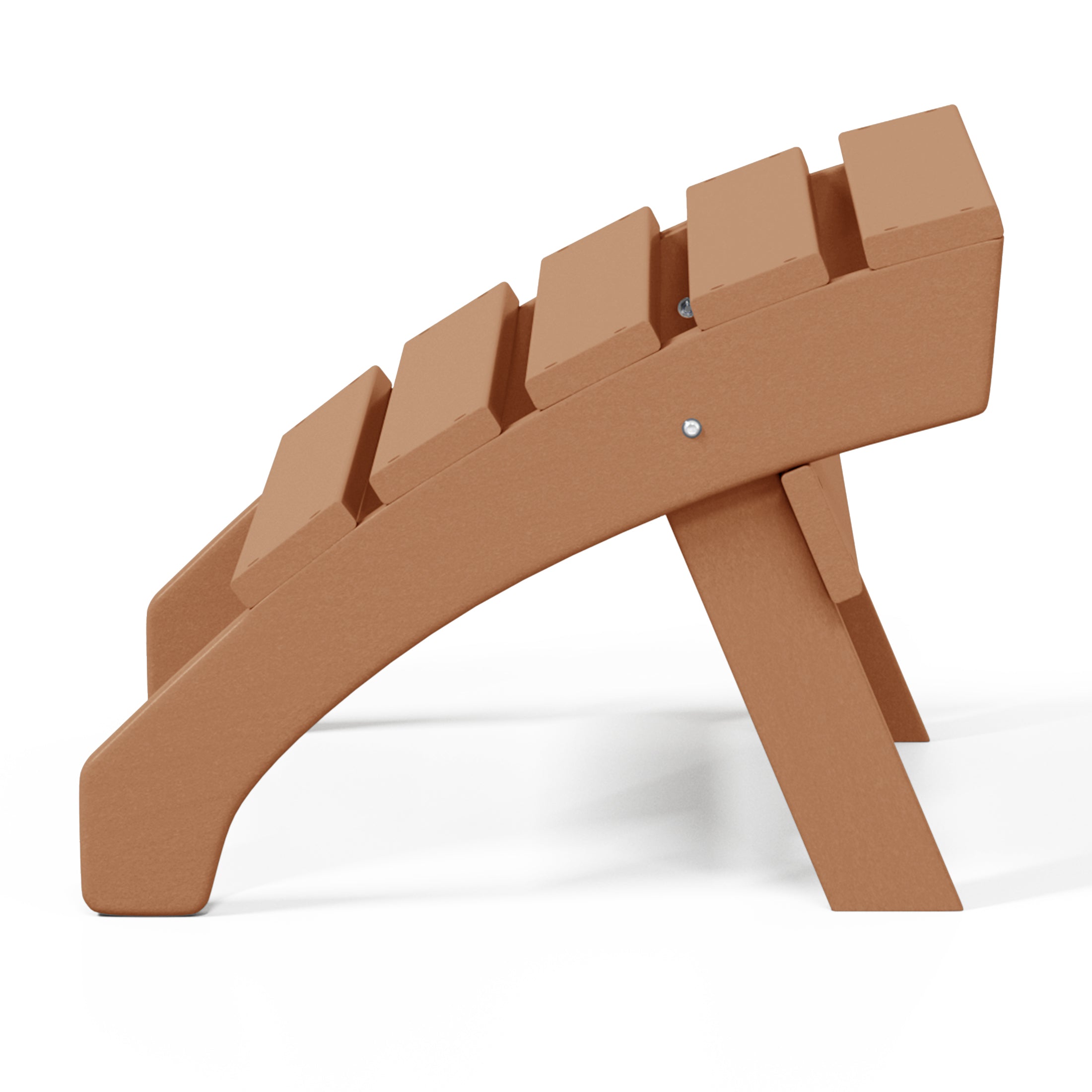 Westport All-Weather Outdoor Adirondack Folding Foot Rest/Ottoman Seahawk Designs Patio Ottomans