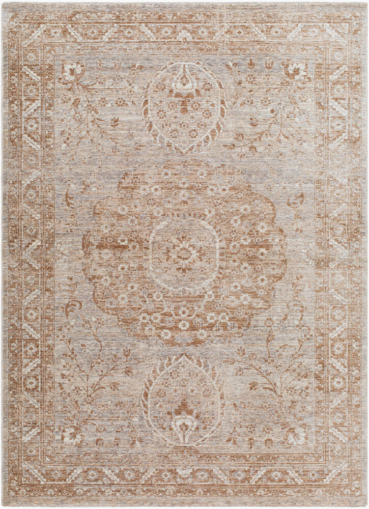 Misterio Plus Machine Woven Rug — Brown/Cream