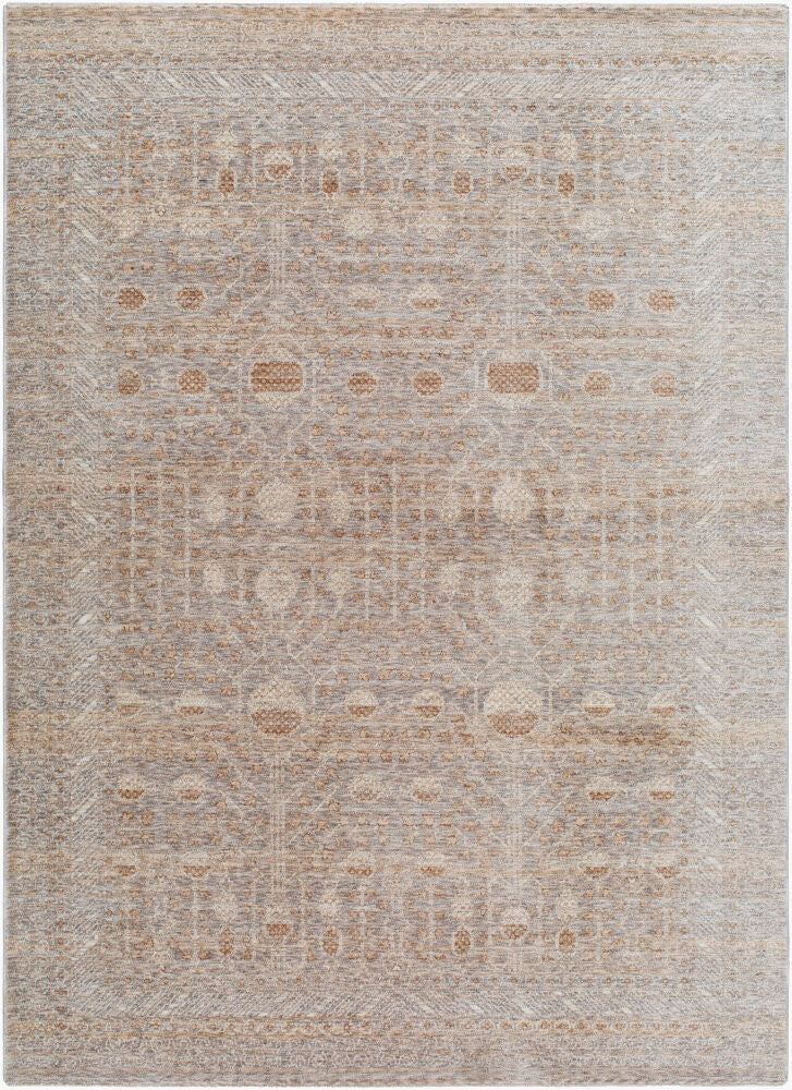 Misterio Plus Machine Woven Rug — Brown/Cream