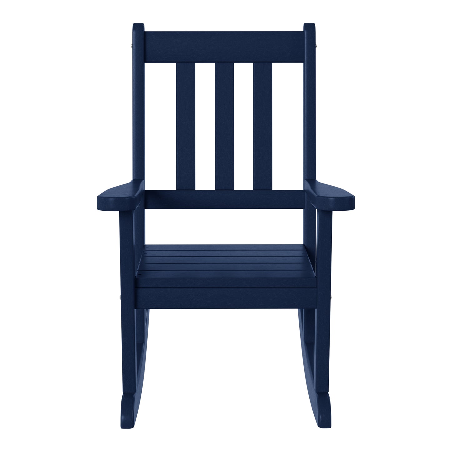 Tiny Terraces Kids Rocking Chair (Set of 2) Navy Blue Seahawk Designs Kids Patio Rocking Chairs