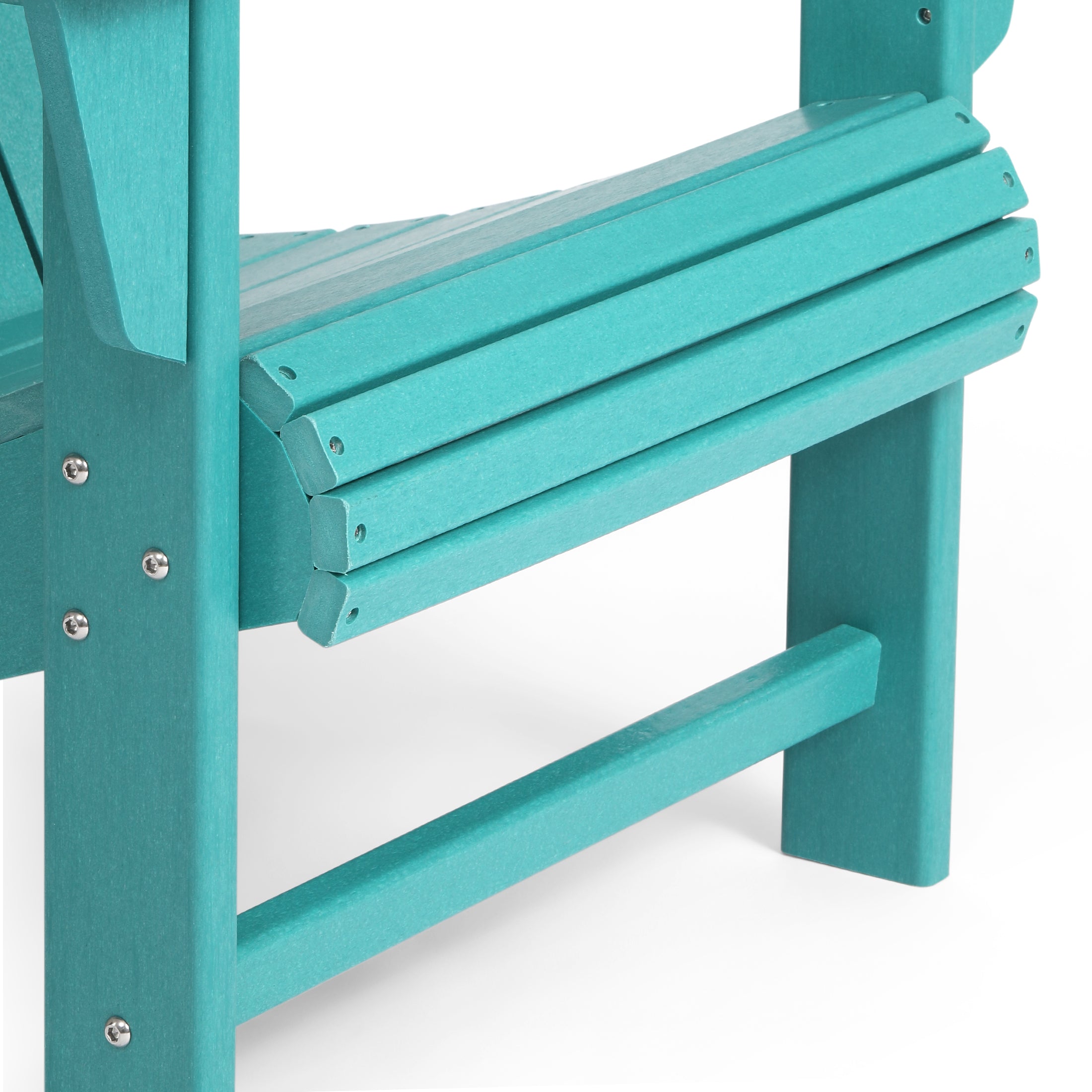 Tahoe All-Weather Outdoor Poly Adirondack Chair with Retractable Cup Holder Seahawk Designs Adirondack Chairs