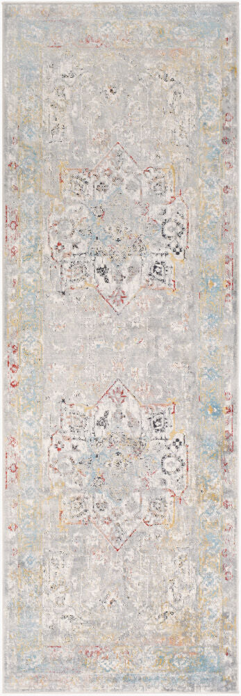 Milano Machine Woven Rug — Blue/Charcoal