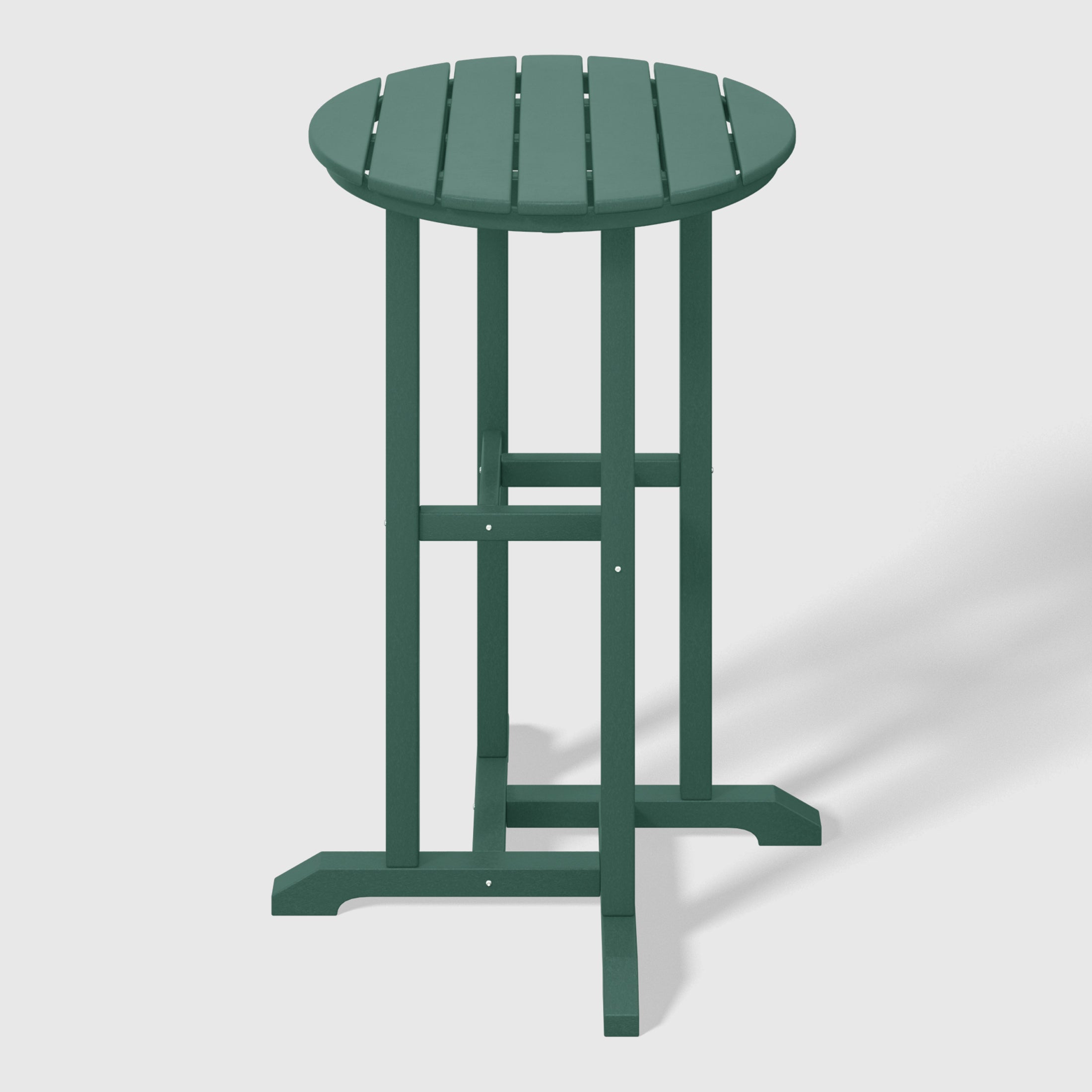 Stockholm All-Weather Outdoor Round Counter Bistro Table (37" Height) Seahawk Designs Patio Bar Tables