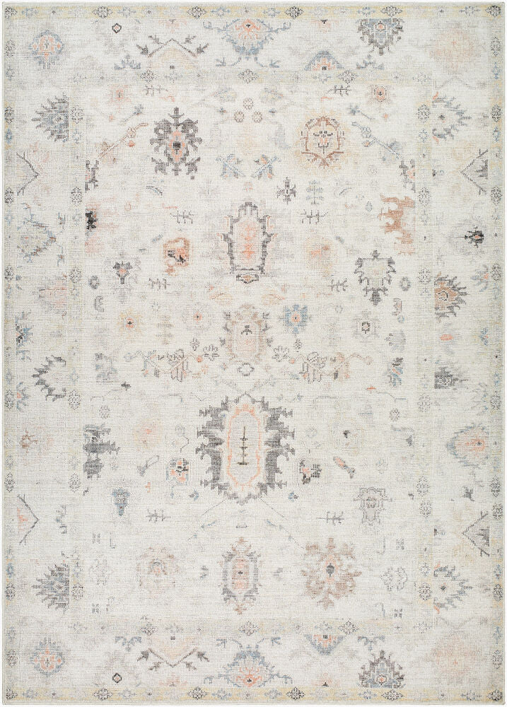 Marlon Machine Woven Rug — Charcoal/Gray