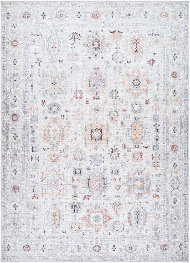 Marlon Machine Woven Rug — Dark Brown/Dusty Coral