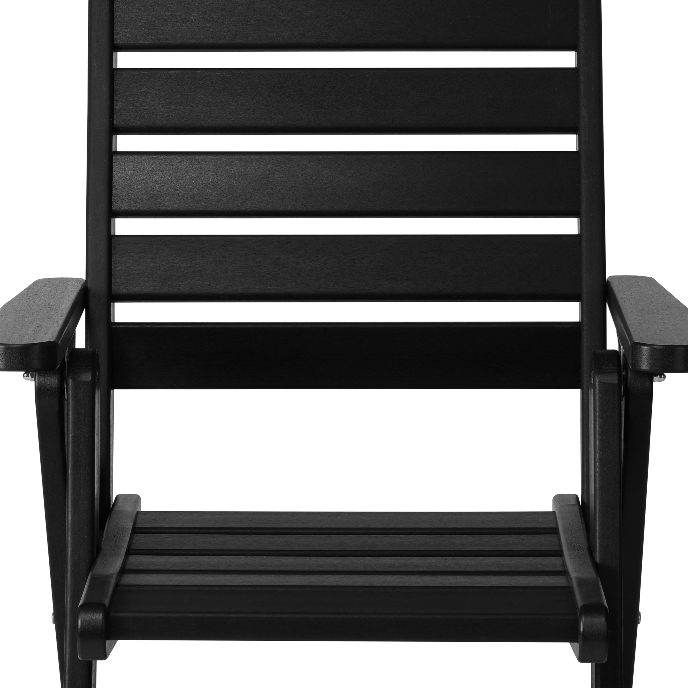 Aarhus All-Weather Outdoor Patio Folding Tall Back Dining Chair (38" High) Seahawk Designs Patio Dining Chairs