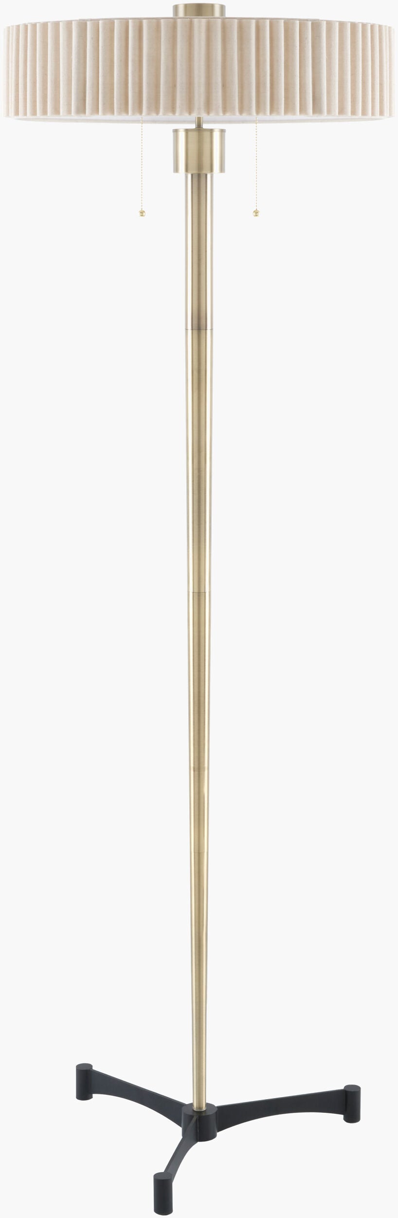 Mamers Accent Floor Lamp — Metallic - Brass
