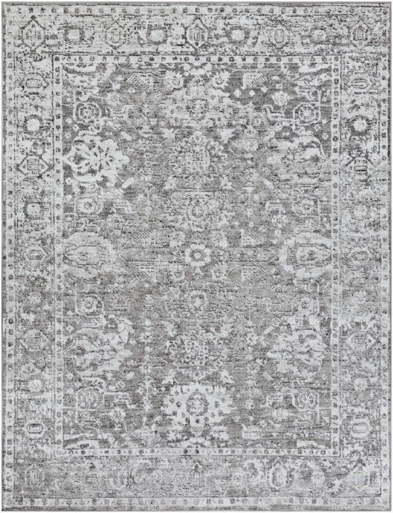 Monte Carlo Machine Woven Rug — Charcoal/Light Gray