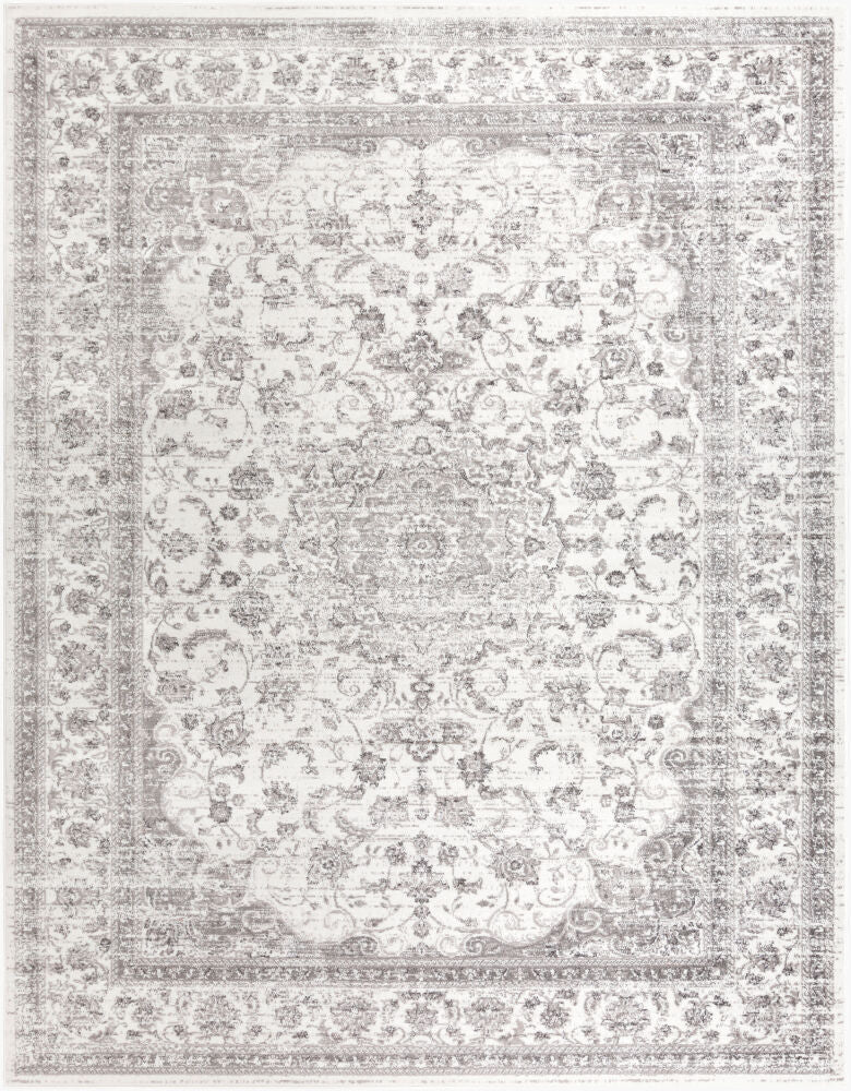 Monte Carlo Machine Woven Rug — Charcoal/Light Gray