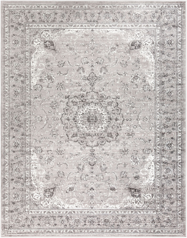Monte Carlo Machine Woven Rug — Charcoal/Light Gray