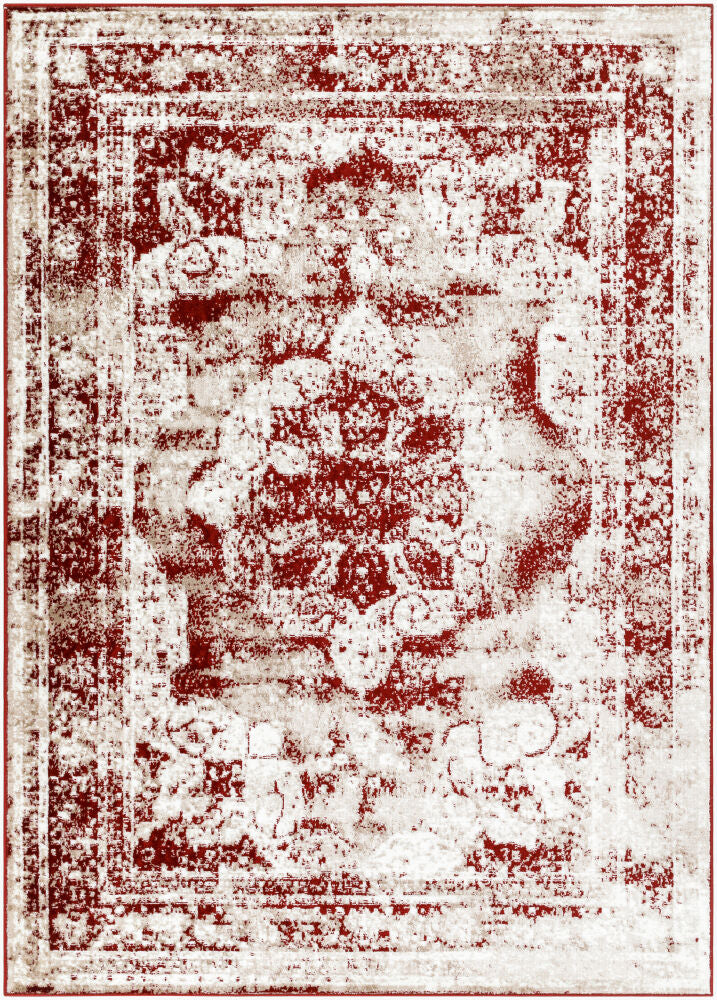 Monte Carlo Machine Woven Rug — Dark Brown/Ivory