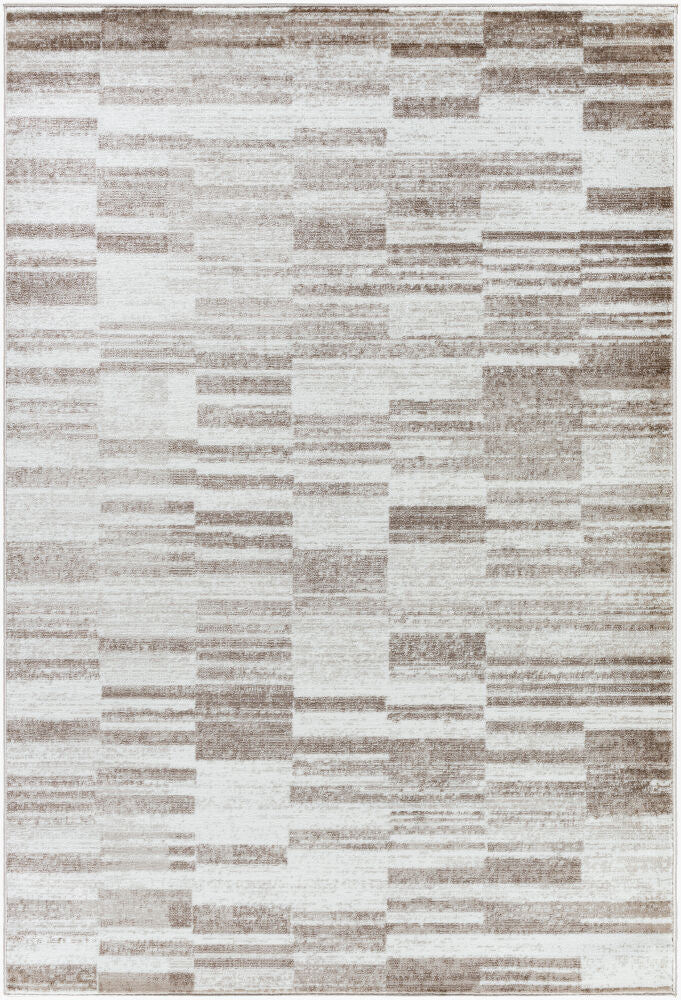 Monte Carlo Machine Woven Rug — Cream/Light Brown