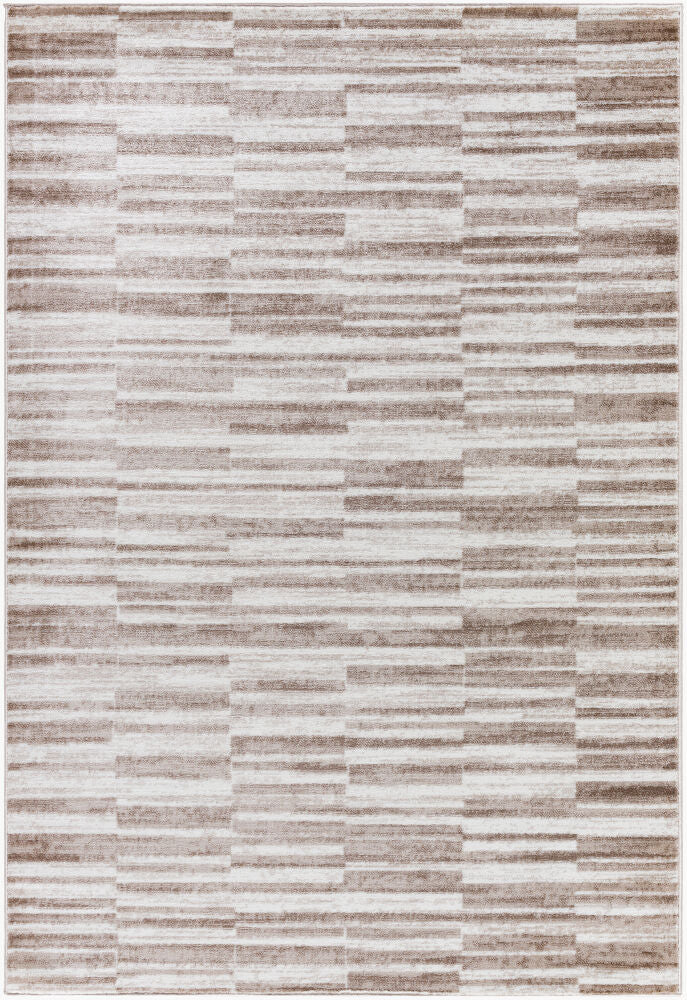 Monte Carlo Machine Woven Rug — Cream/Light Brown