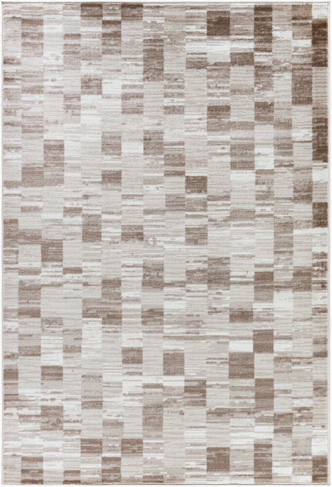 Monte Carlo Machine Woven Rug — Cream/Light Brown