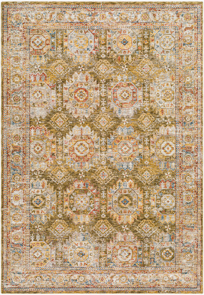 Mona Lisa Machine Woven Rug — Burgandy/Dark Blue