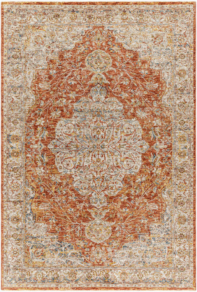 Mona Lisa Machine Woven Rug — Burgandy/Dark Blue