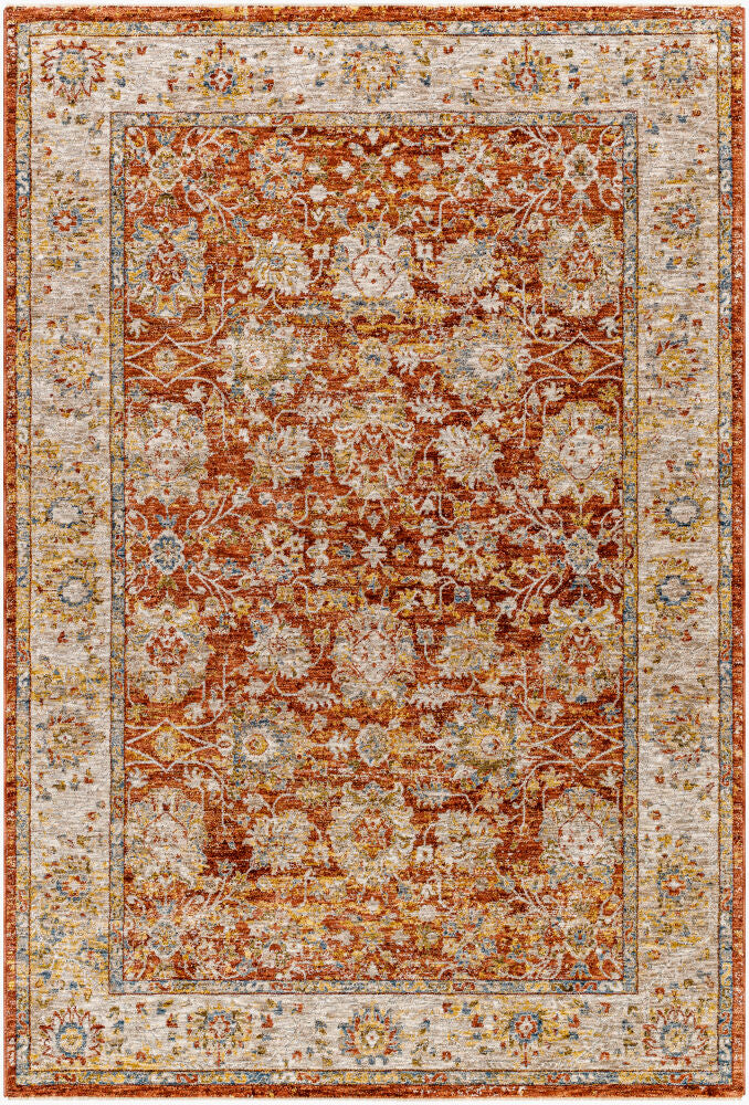 Mona Lisa Machine Woven Rug — Burgandy/Dark Blue