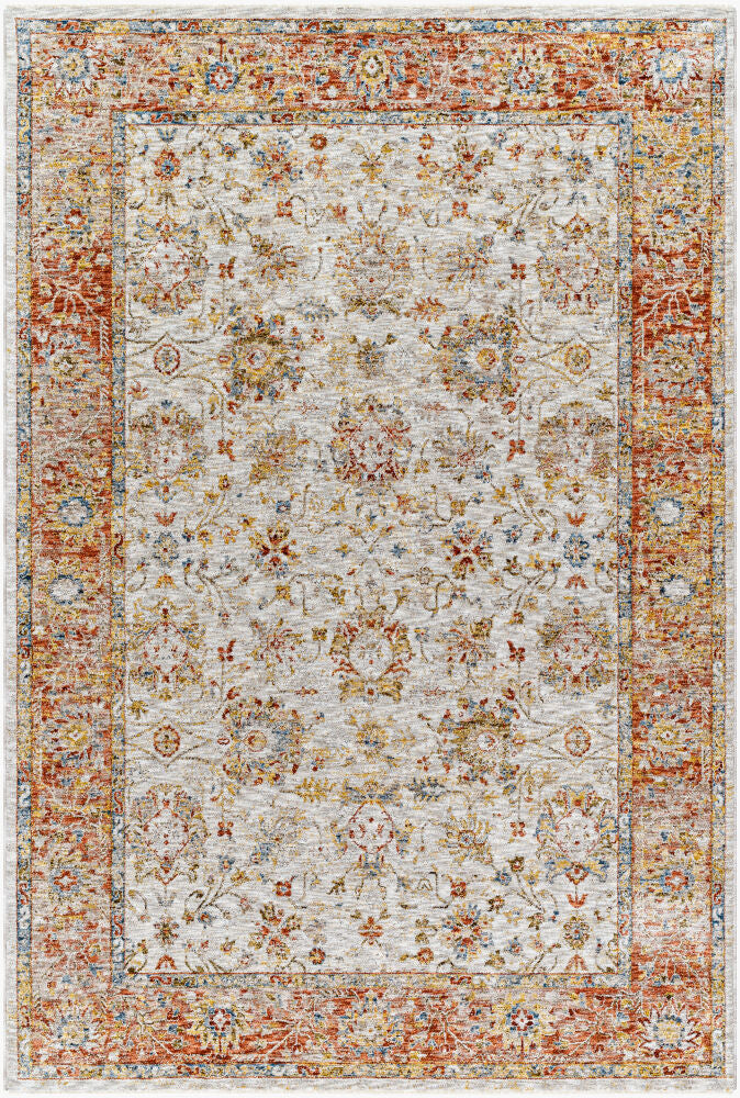 Mona Lisa Machine Woven Rug — Burgandy/Dark Blue