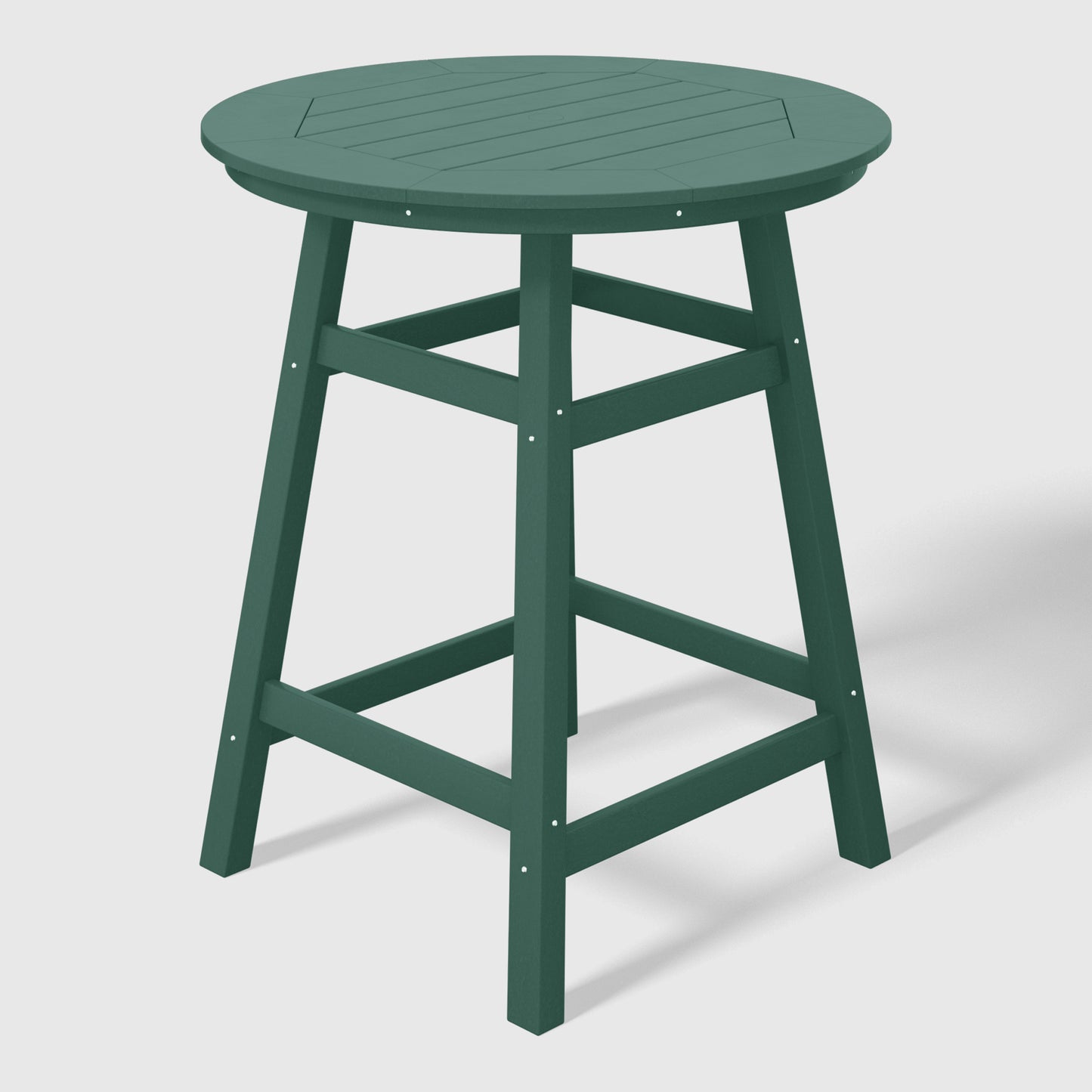 Stockholm All-Weather Outdoor 35" Round Counter Table (37" Height) Dark Green Seahawk Designs Patio Bar Tables