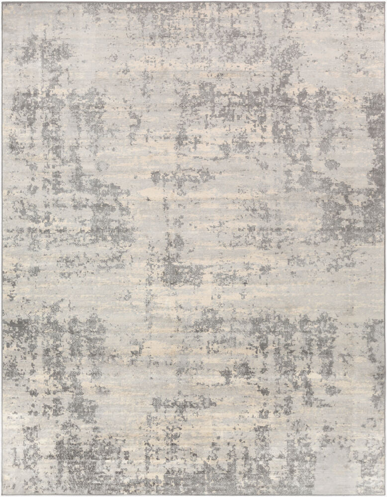 Monaco Machine Woven Rug — Gray/Ivory