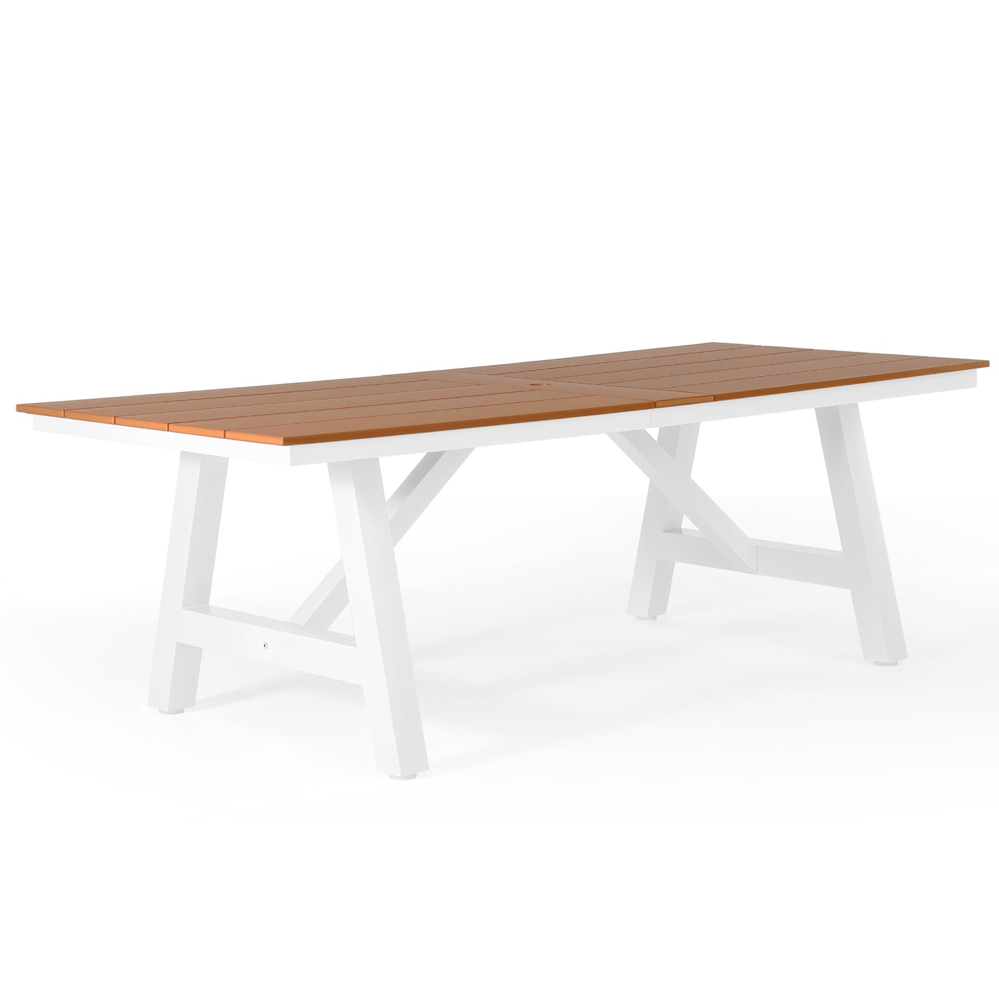Vista 90" x 39" Rectangular Dining Table Teak Seahawk Designs Patio Dining Tables
