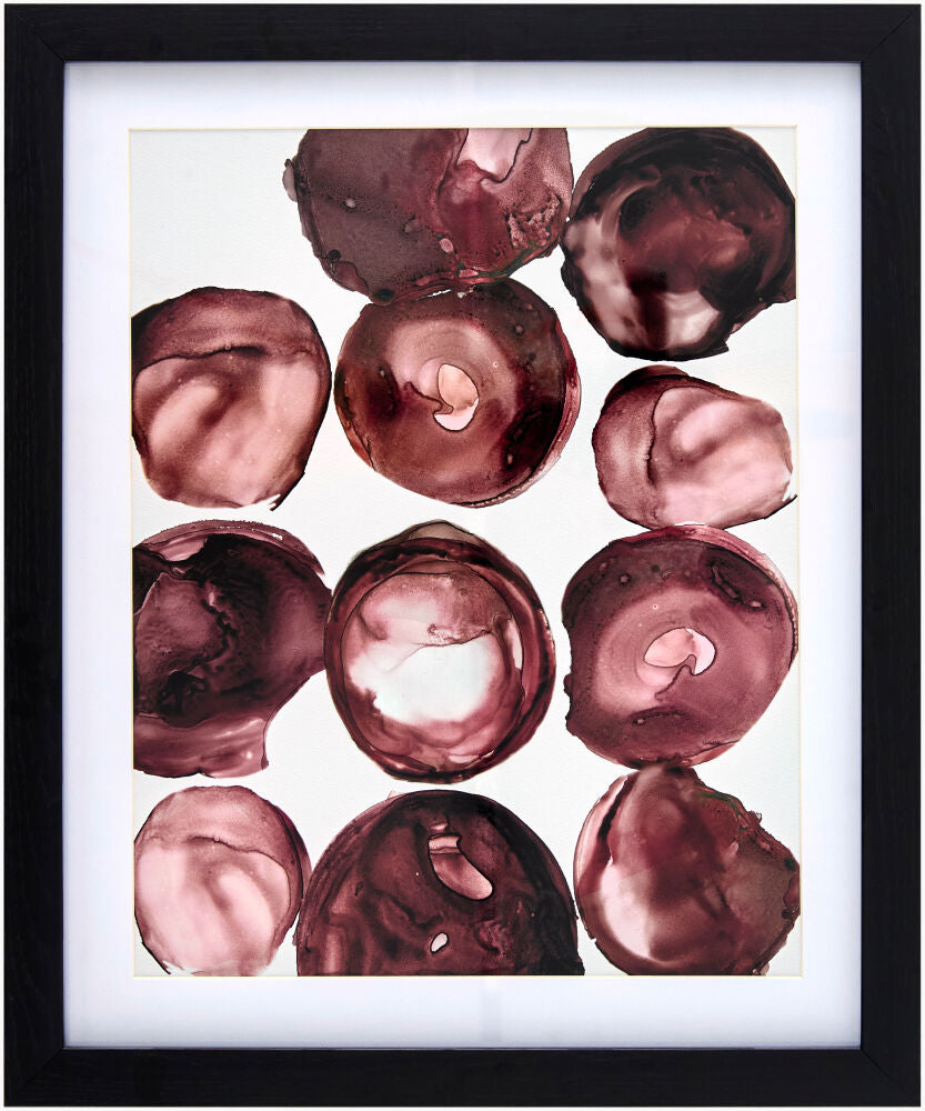 Molecule Framed Art — Beige/Black