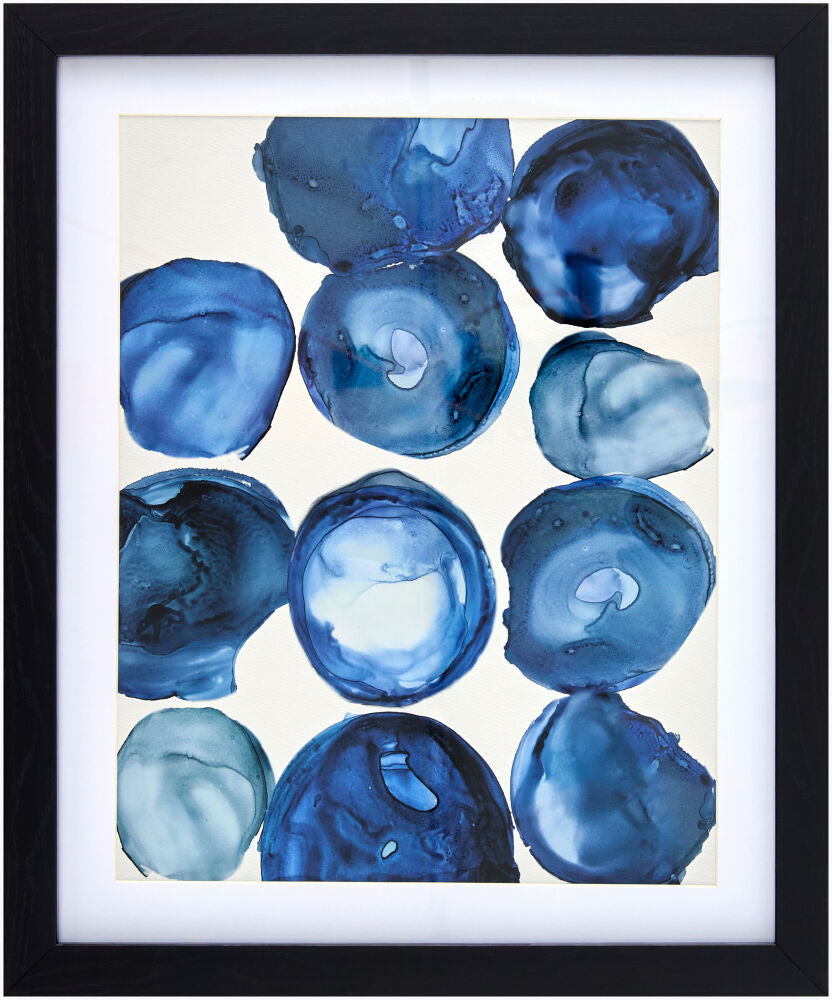Molecule Framed Art — Beige/Black