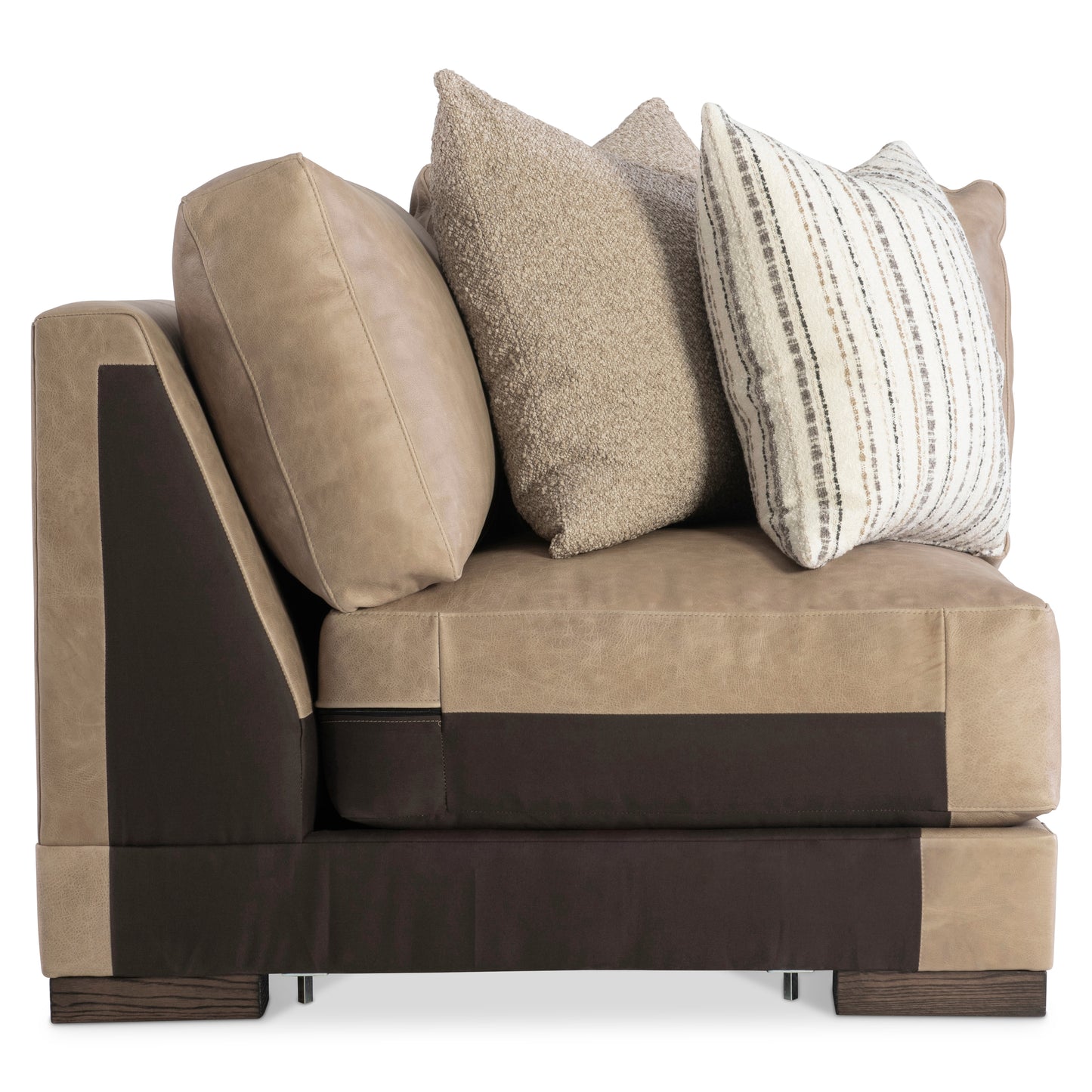 Lars Leather Corner Chair