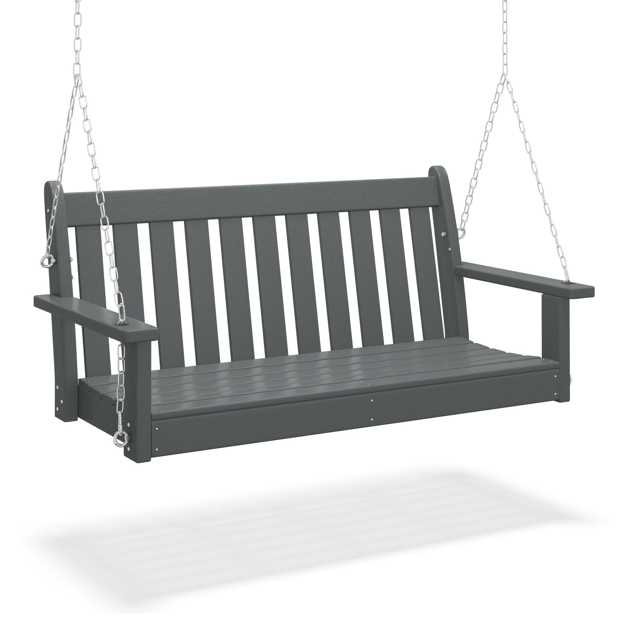 Tuscany 51" Hanging Porch Swing Gray Seahawk Designs Porch Swings