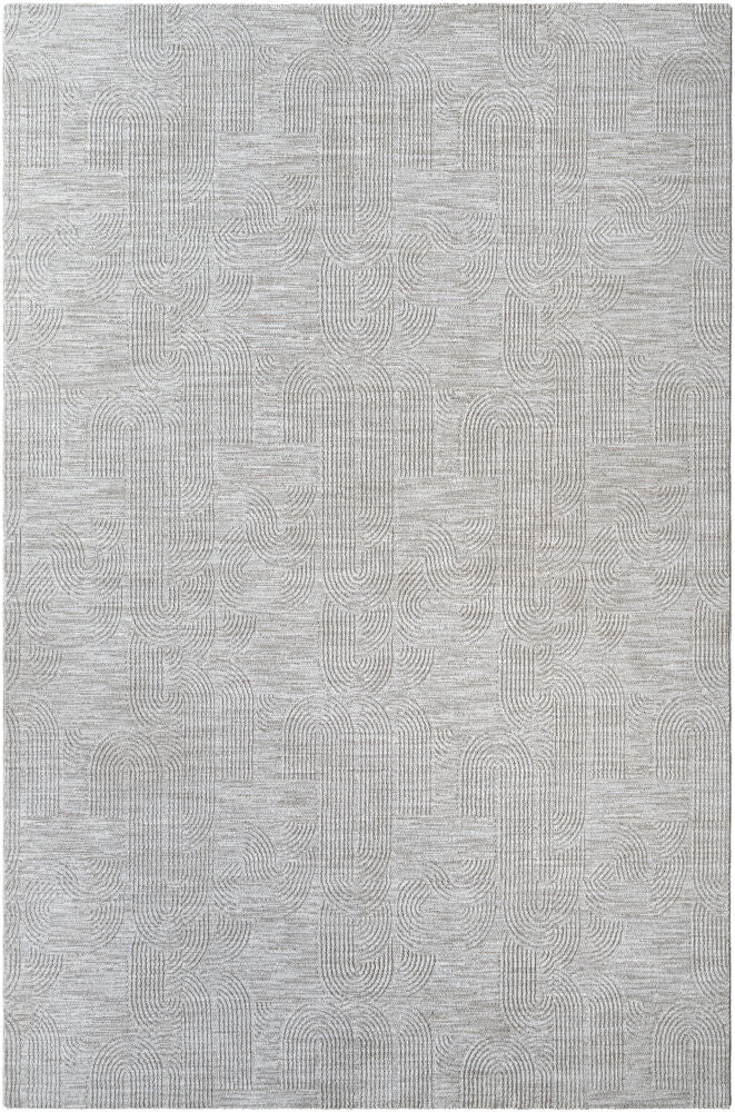 Masterpiece Machine Woven Rug — Cream/Light Gray