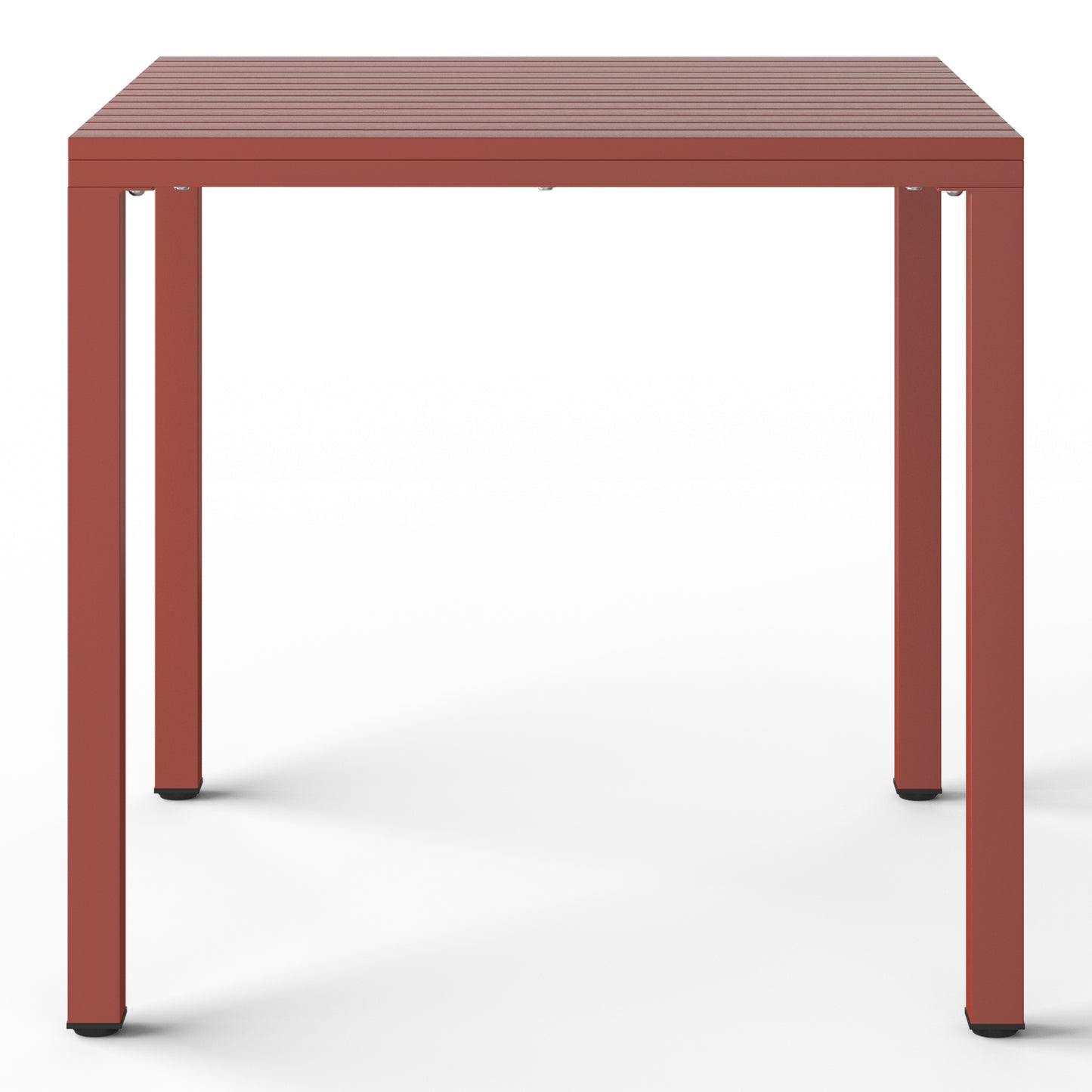 Polyform 31.5" Square Dining Table with Metal Frame Seahawk Designs Patio Dining Tables