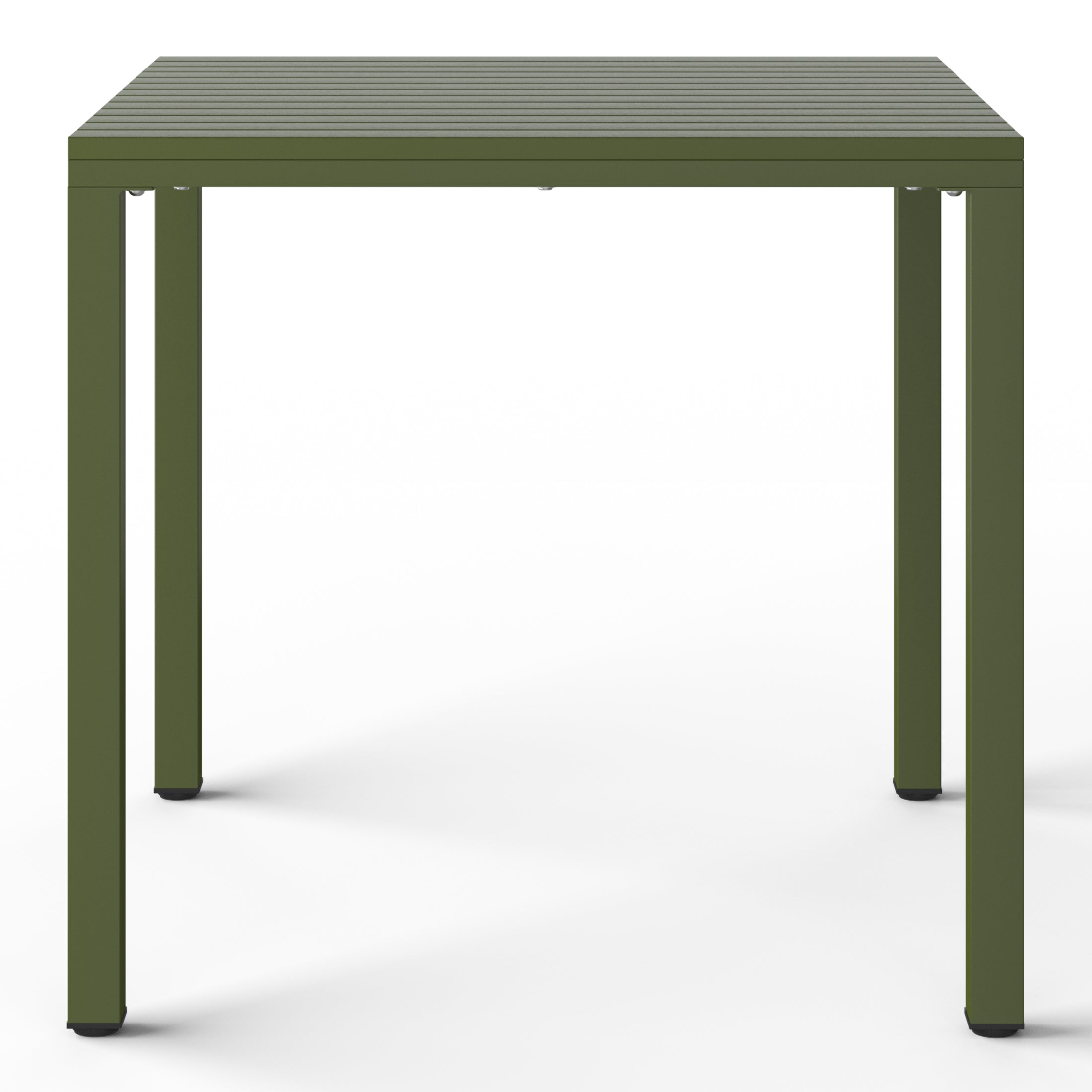 Polyform 31.5" Square Dining Table with Metal Frame Seahawk Designs Patio Dining Tables