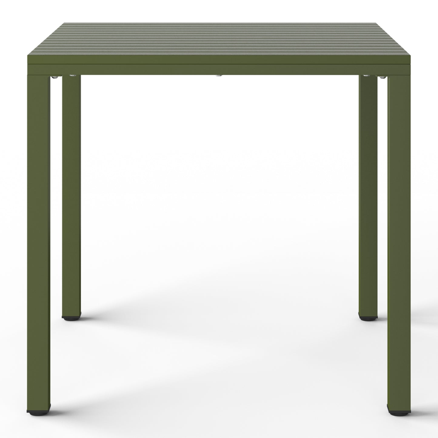 Polyform 31.5" Square Dining Table with Metal Frame Seahawk Designs Patio Dining Tables