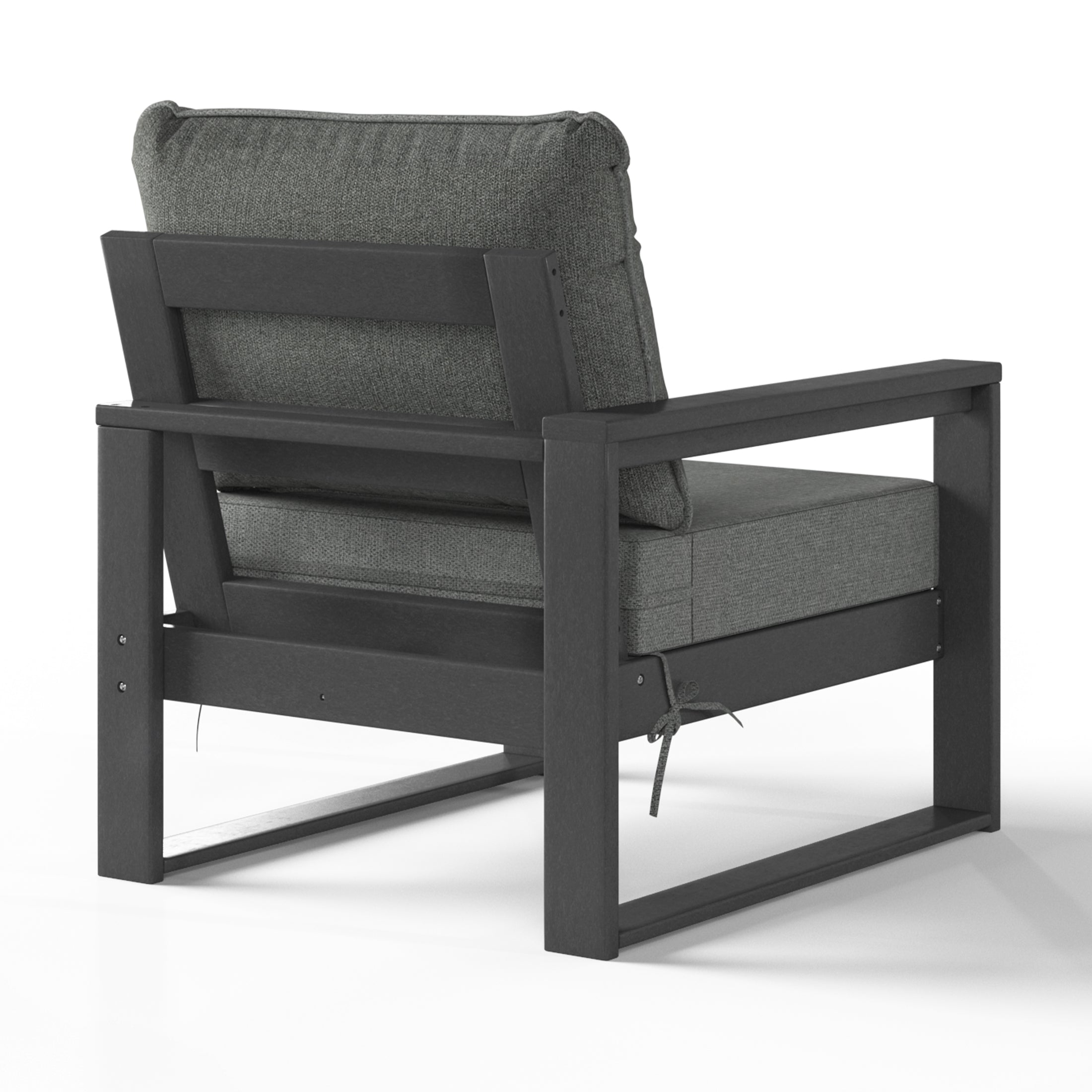 Signature All-Weather Outdoor Modular Patio Deep Seating Left Arm Chair (Left Arm Sectional Seat) Seahawk Designs Patio Chairs