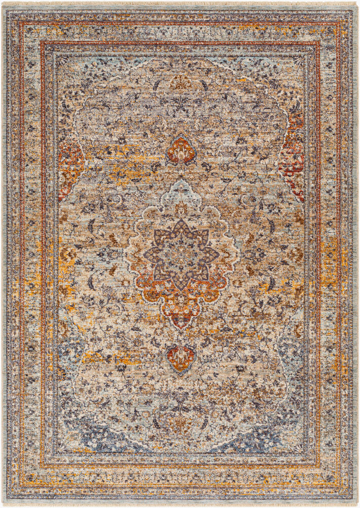 Misterio Machine Woven Rug — Beige/Brown
