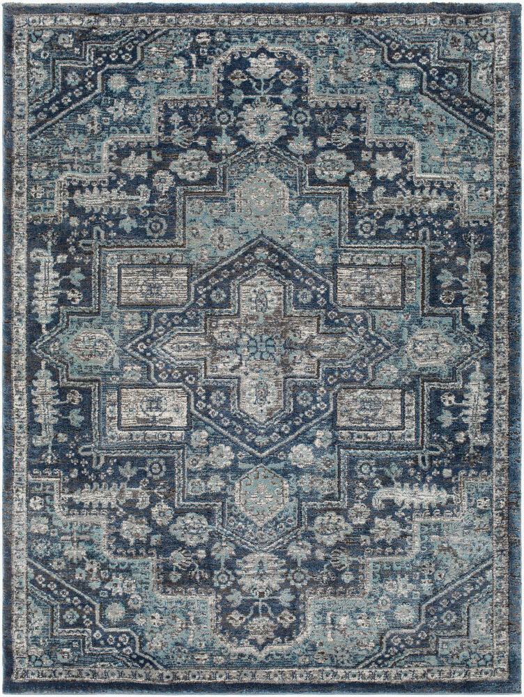 Montana Machine Woven Rug — Charcoal/Cream