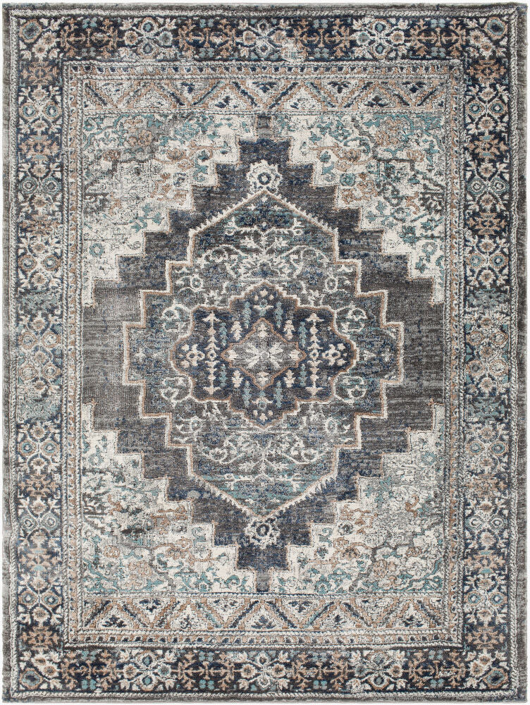 Montana Machine Woven Rug — Black/Brown