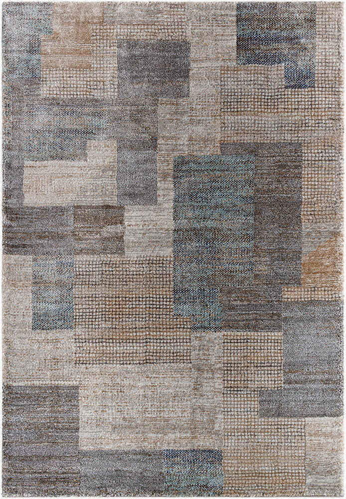 Montana Machine Woven Rug — Black/Dark Blue