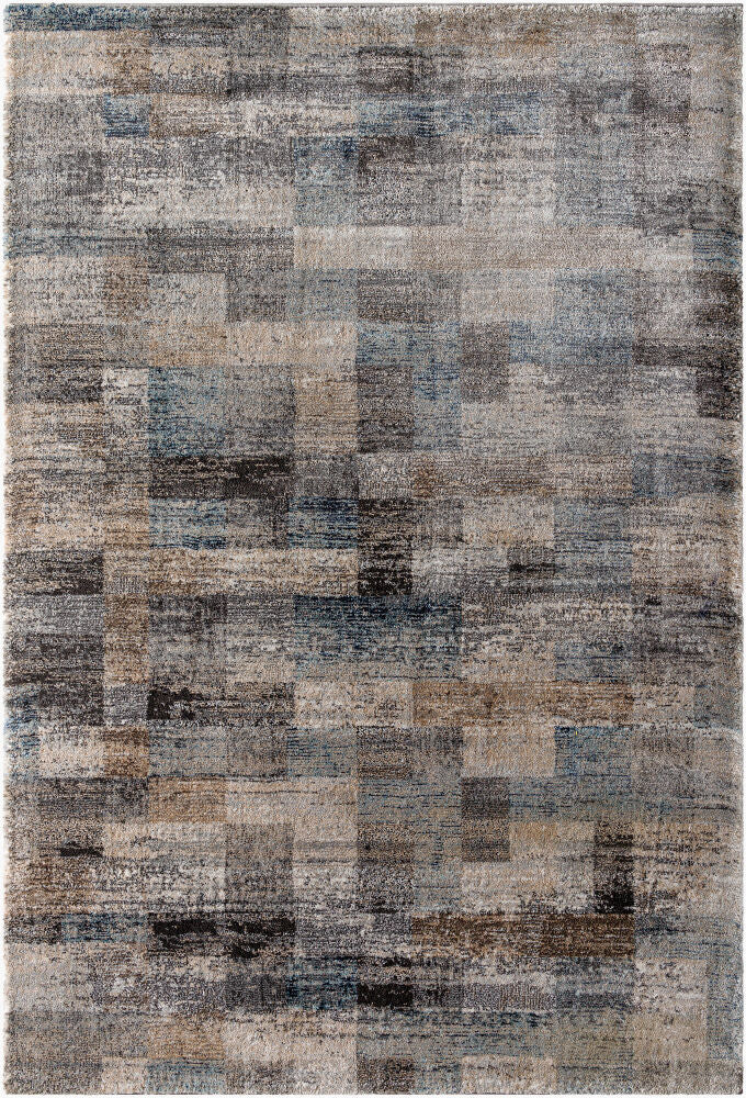 Montana Machine Woven Rug — Black/Dark Blue