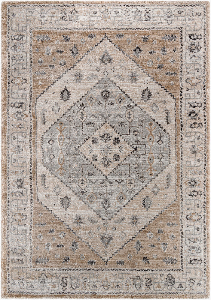 Montana Machine Woven Rug — Black/Gray