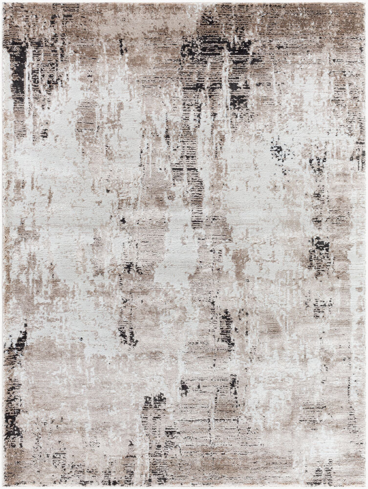Montana Machine Woven Rug — Black/Ivory
