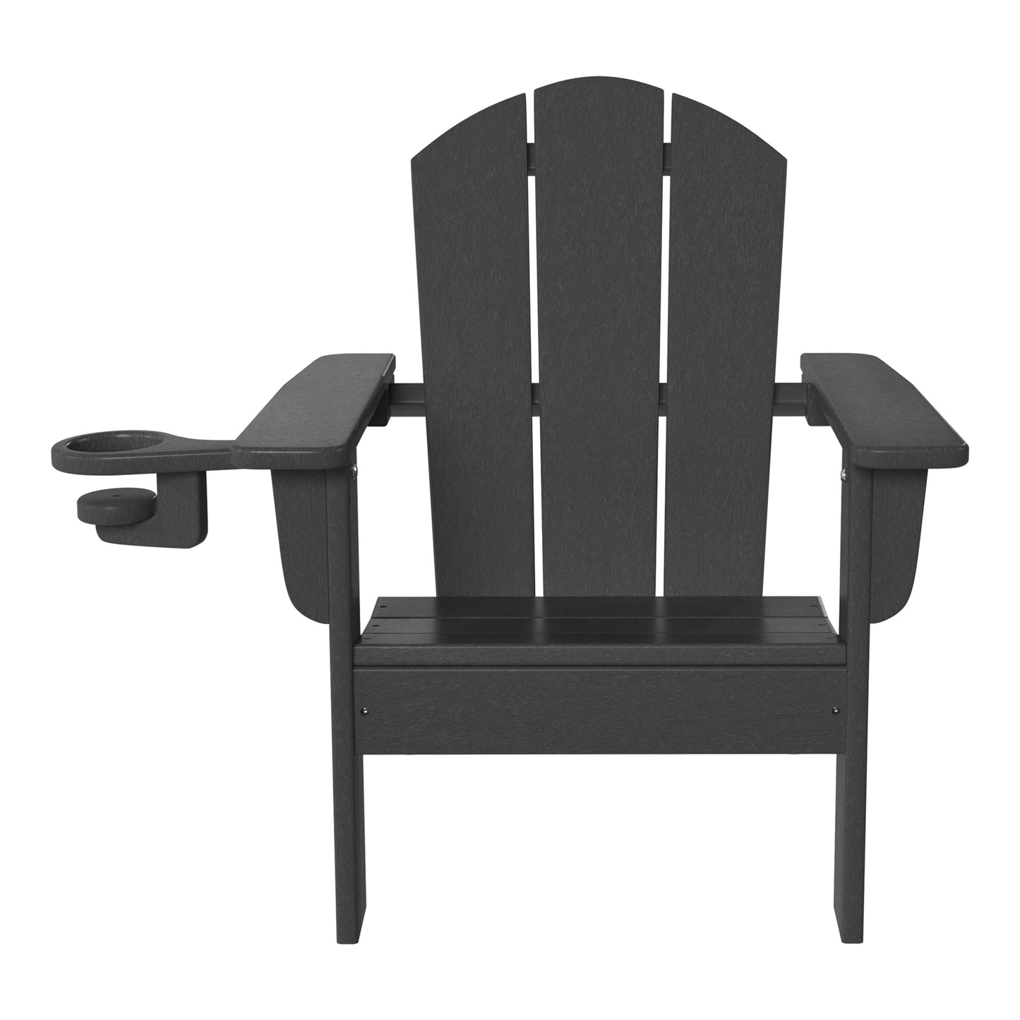 Tiny Terraces Kids Adirondack Chair with Cup Holder (Set of 2) Gray Seahawk Designs Kids Adirondack Chairs