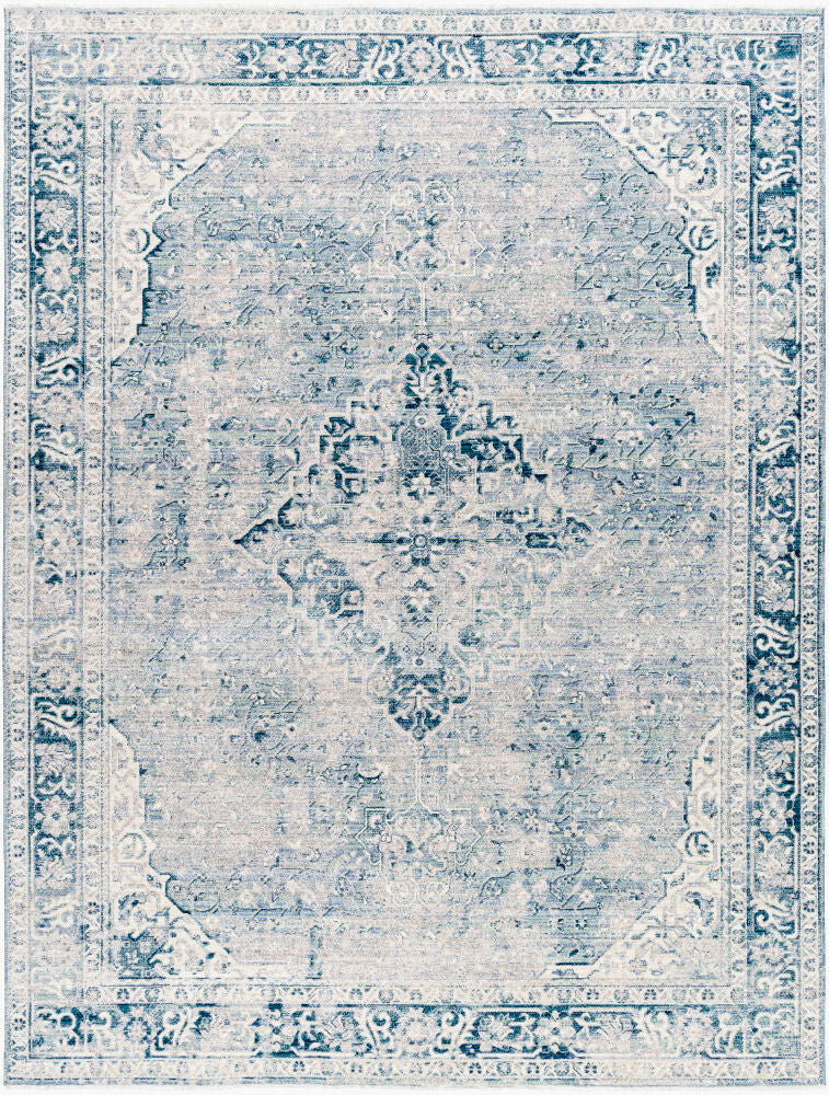 Montreal Machine Woven Rug — Cream/Dusty Sage