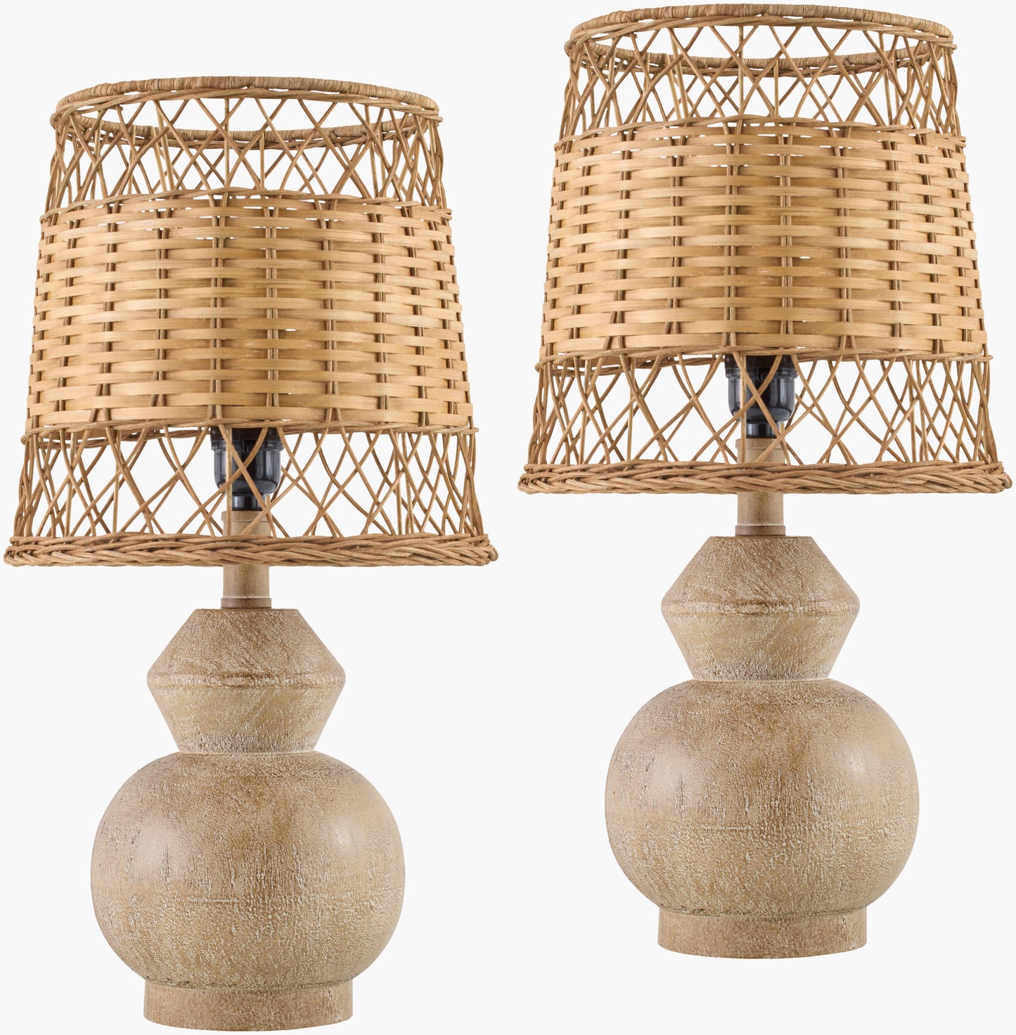Misty Accent Table Lamp — Dark Brown