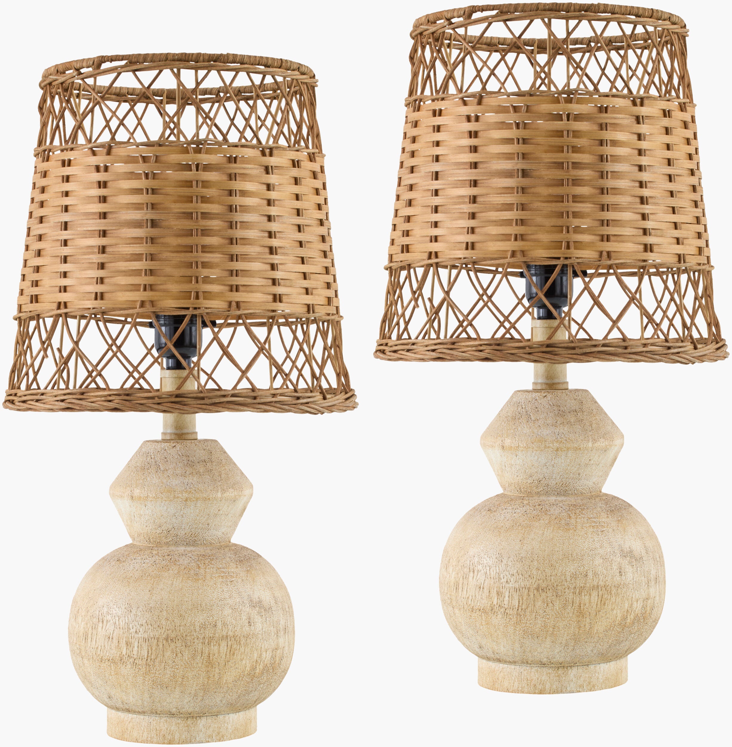 Misty Accent Table Lamp — Brown
