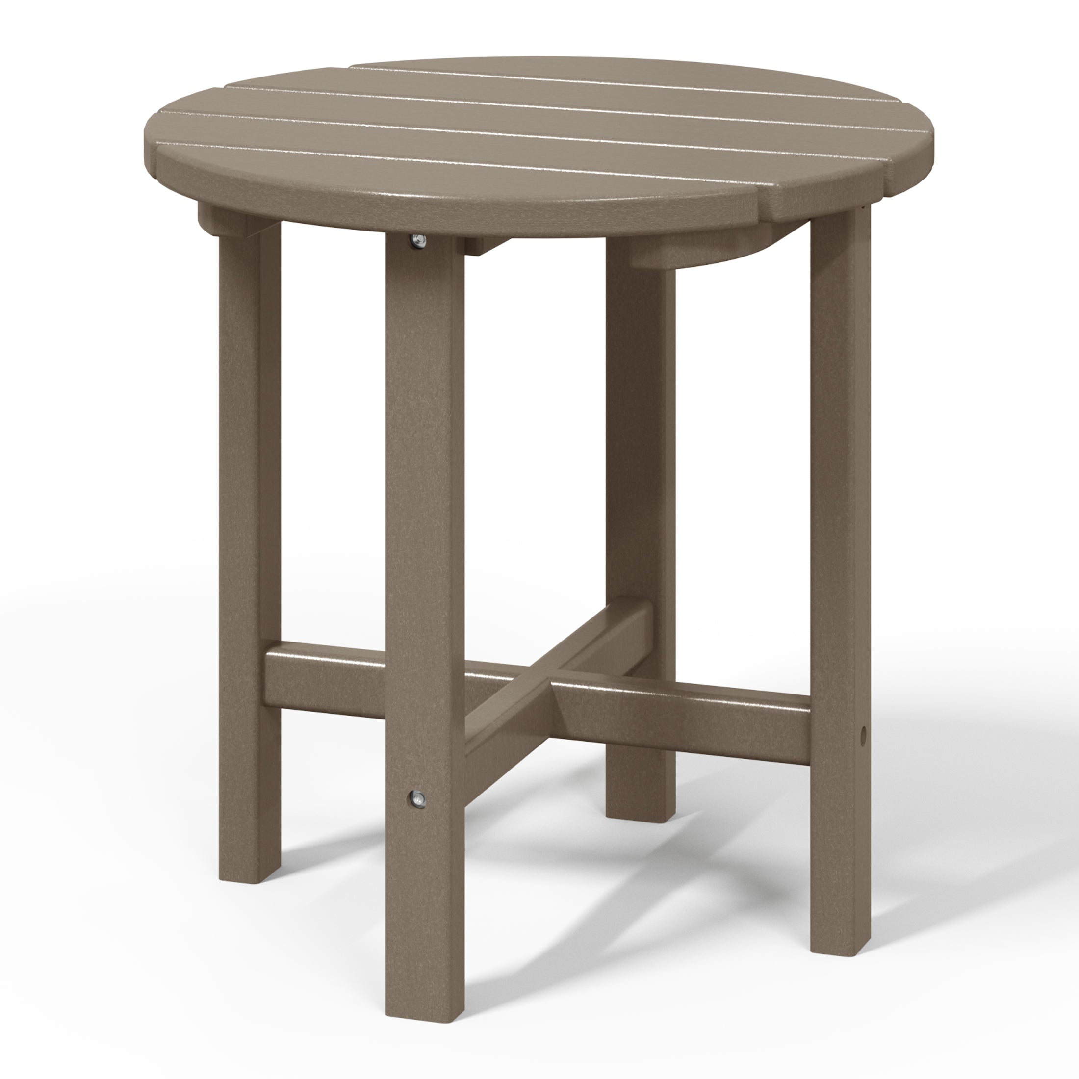 Tuscany All-Weather Outdoor Round Side Table (18" Height) Seahawk Designs Patio Side Tables